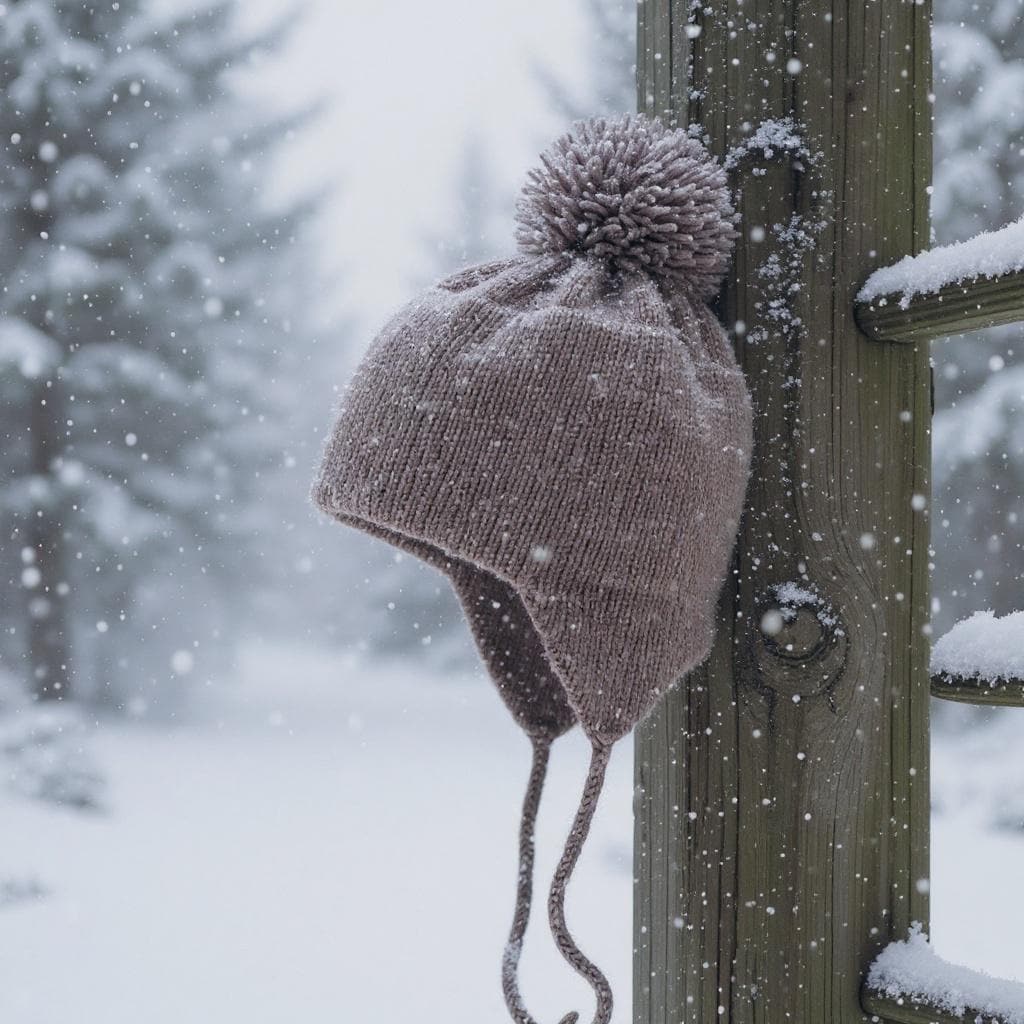 Cashmere Baby/Toddler Knit Hat with Pom-pom, Handmade in USA. More colors available.