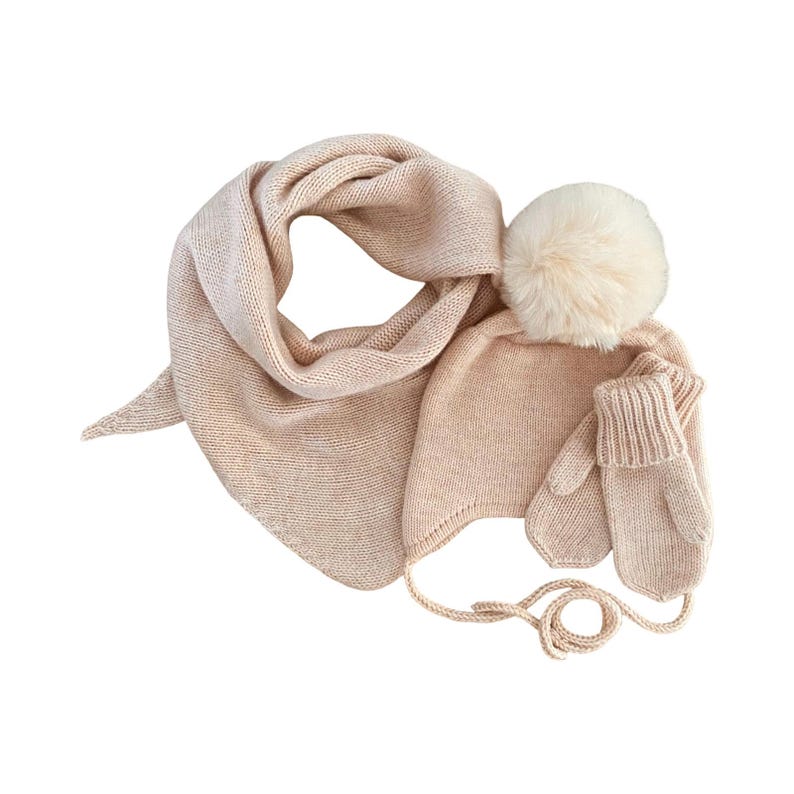 Handmade Cashmere Baby Winter Set