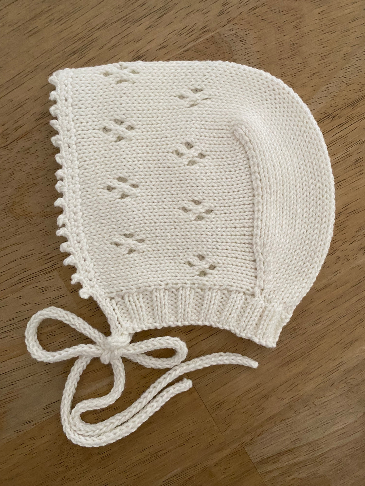 Handmade Cotton Baby Bonnet Breathable Seam-Free