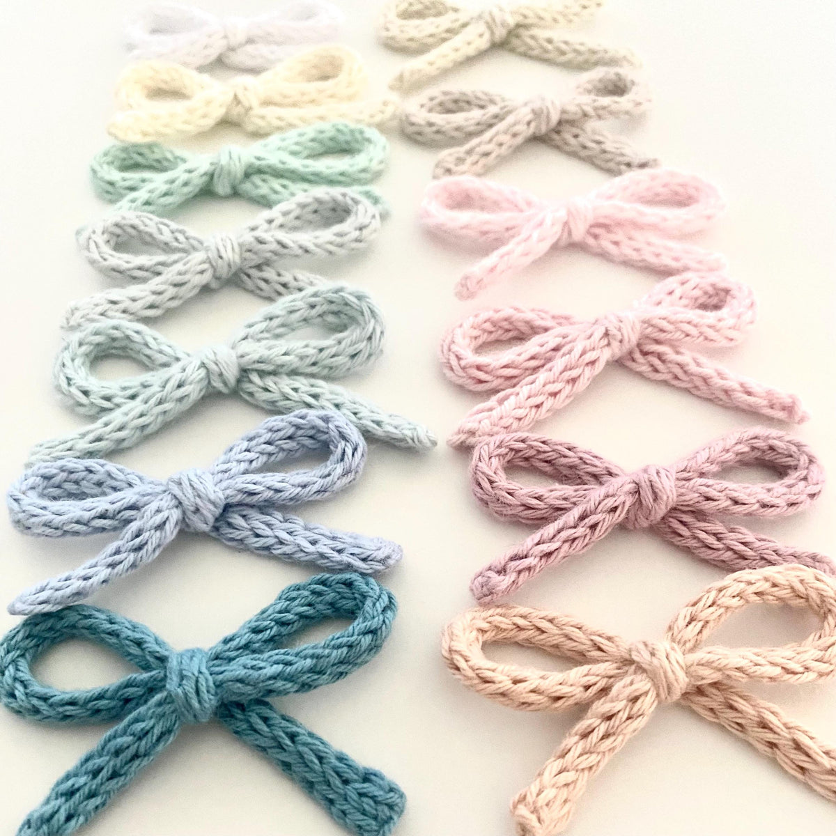 Knit Baby Bow Headband: Soft Cotton Head Accessory