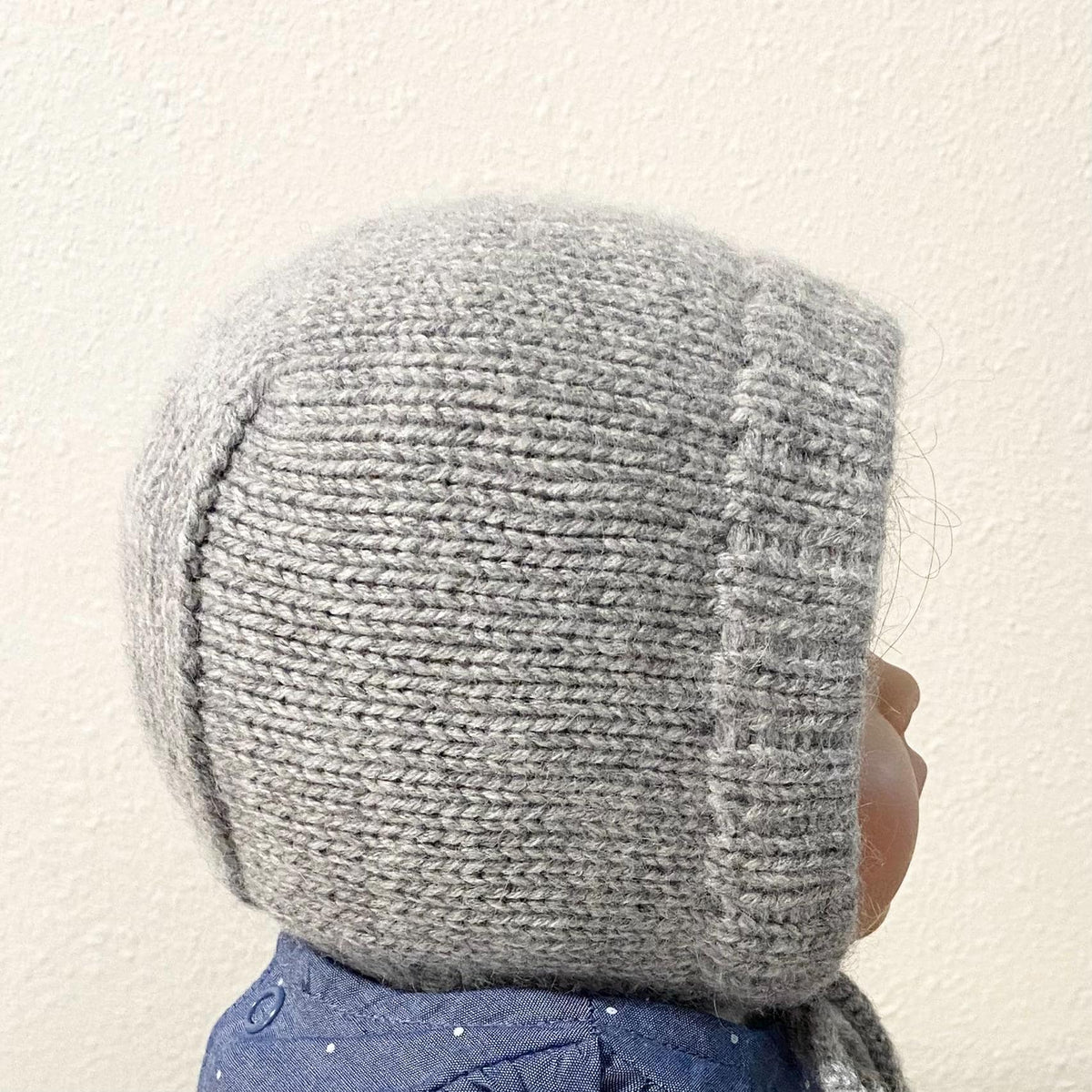 Cashmere Knit Baby/Toddler Bonnet: Soft & Warm, Handmade in USA