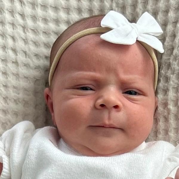 Linen Baby Bow Headband or Hair Clip - Made in USA