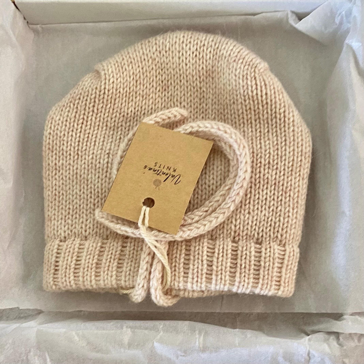 Cashmere Knit Baby/Toddler Bonnet: Soft, Warm, Handmade in USA