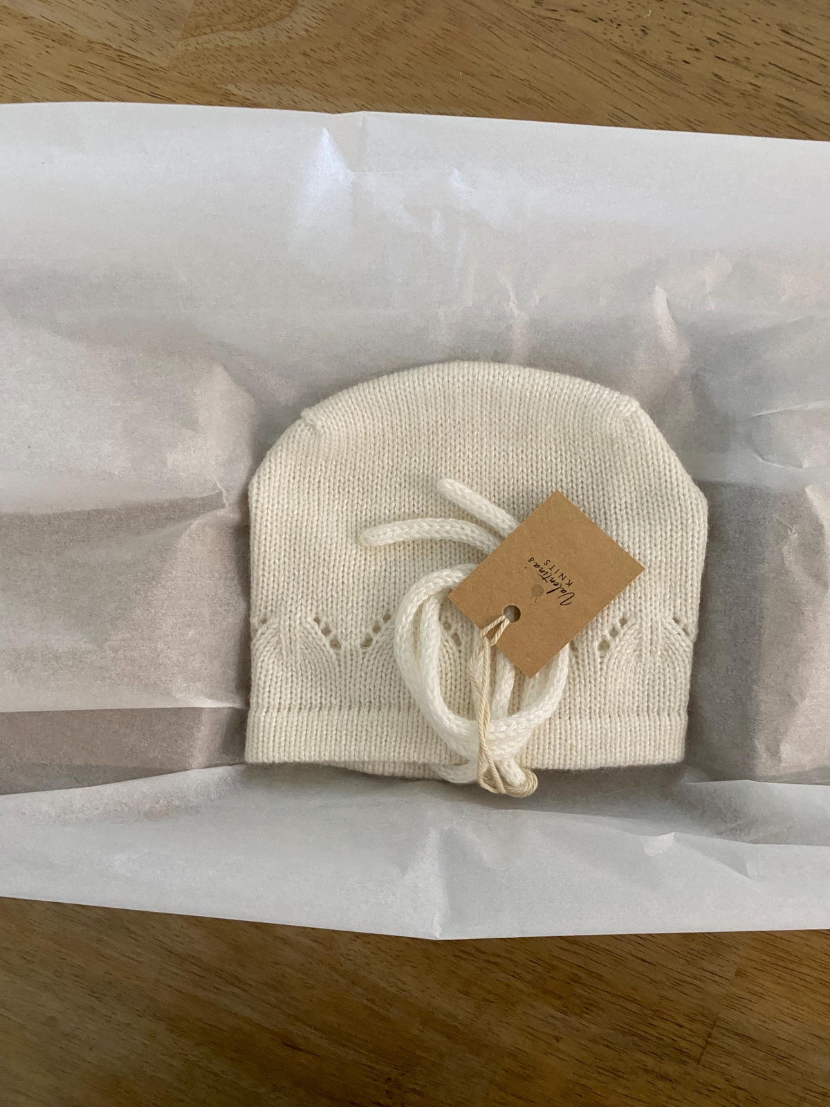 Cashmere Knit Baby/Toddler Bonnet: Soft & Warm, Handmade in USA