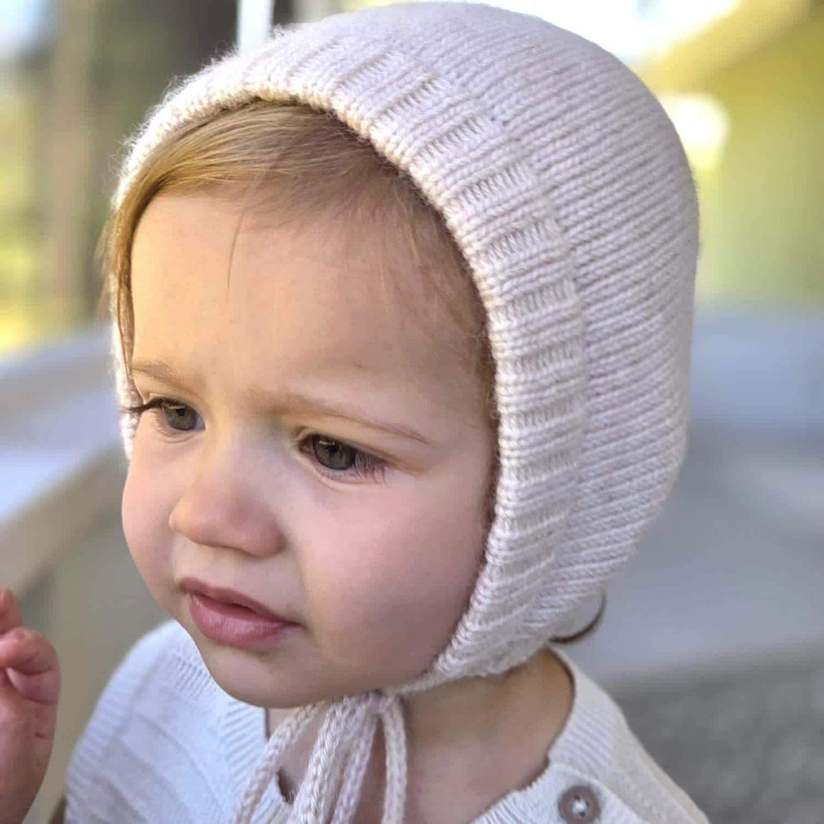 Cashmere Knit Baby/Toddler Bonnet: Soft, Warm, Handmade in USA