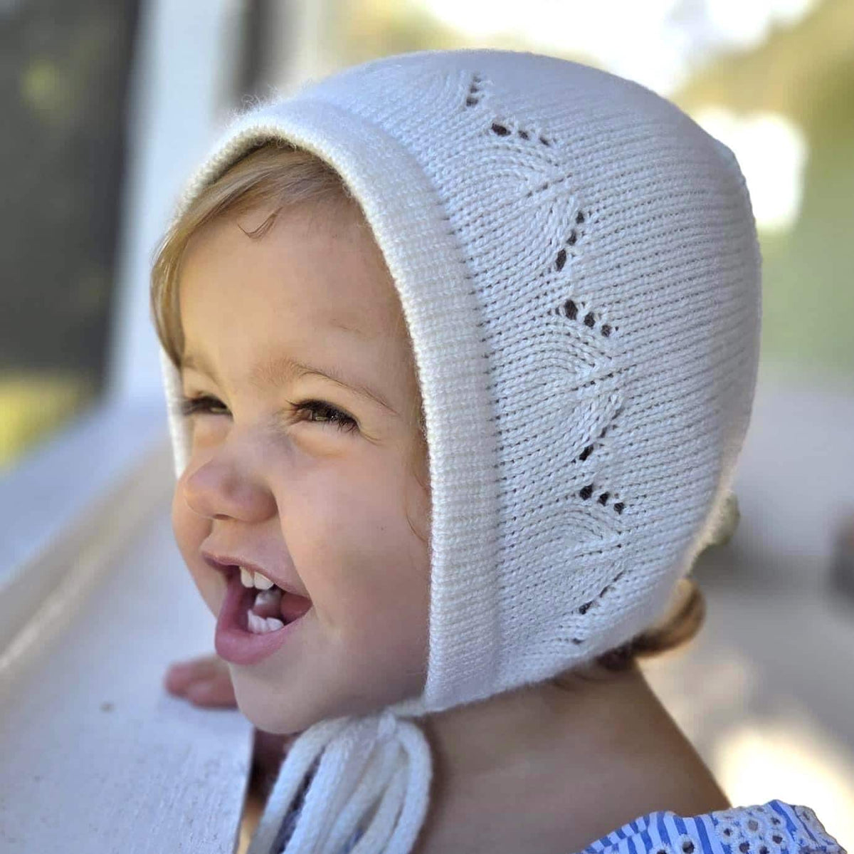 Cashmere Knit Baby/ Toddler Bonnet: Soft & Warm, Handmade in USA