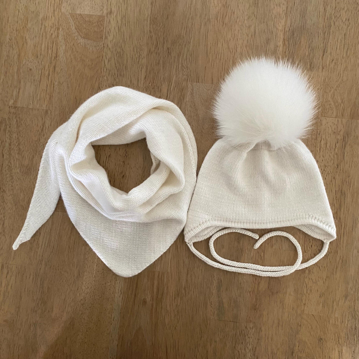 Cashmere Knit children’s scarf, Soft & Warm, Handmade in USA