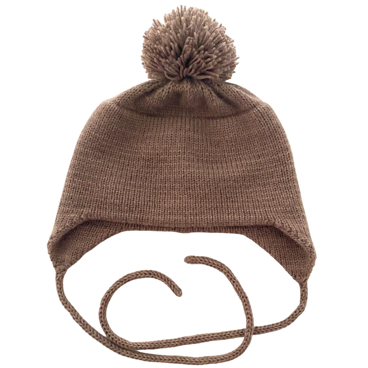 Handmade Cashmere Toddler/ Baby Hat & Mittens Set with Pom-pom