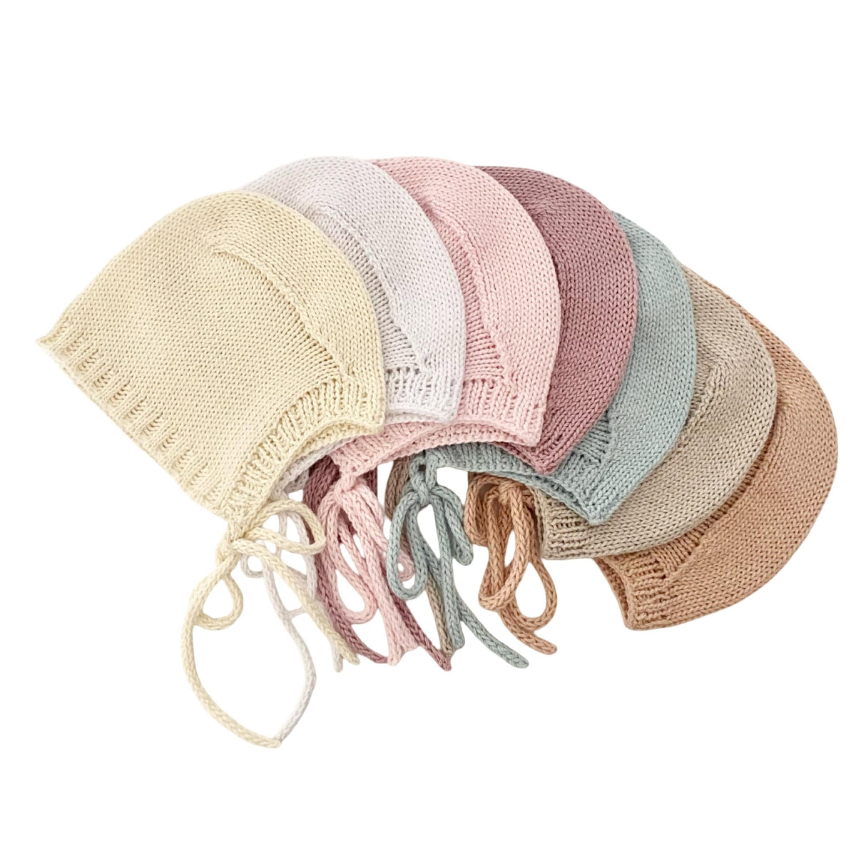 Handmade Cotton Baby/Toddler Bonnet: Breathable Seamless.