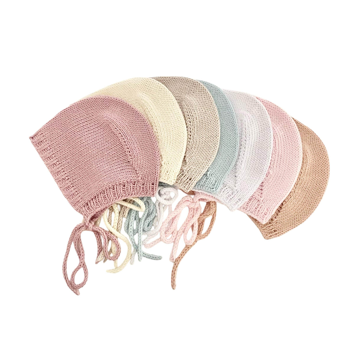 Handmade Cotton Baby/Toddler Bonnet: Breathable Seamless.