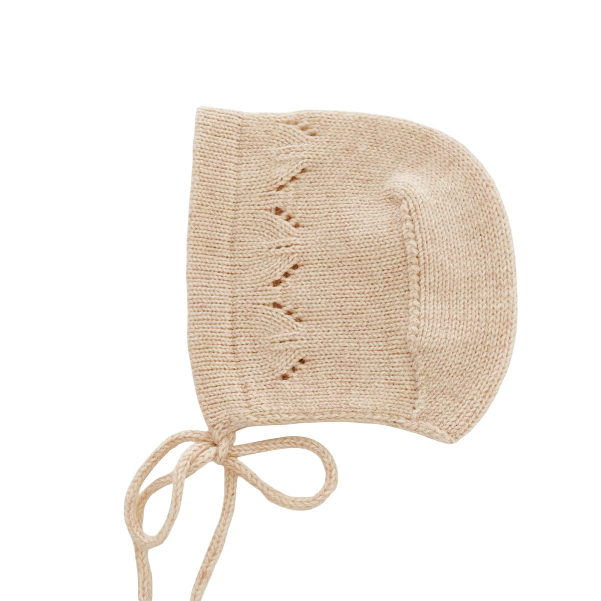 Cashmere Knit Baby/Toddler Bonnet: Soft & Warm, Handmade in USA