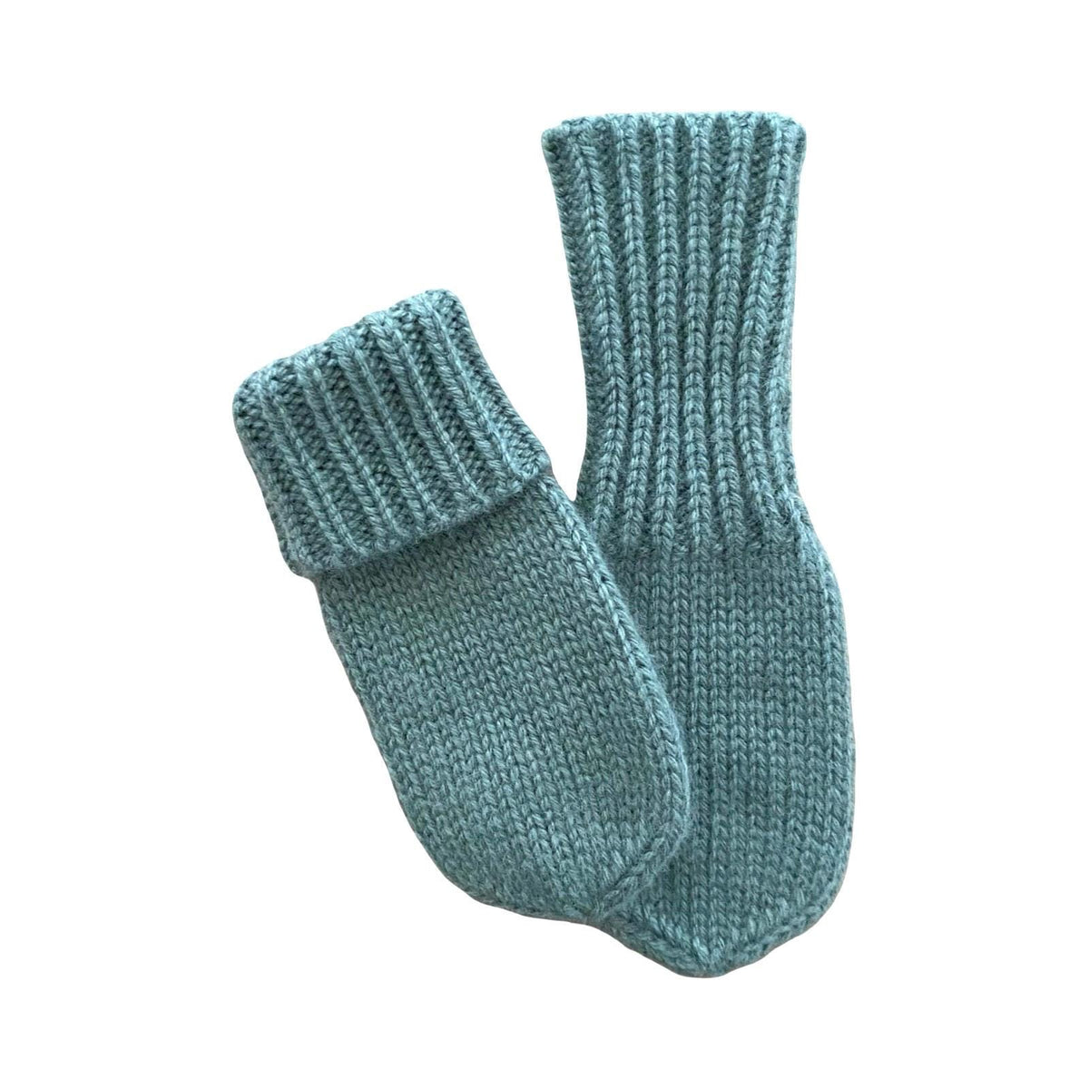 Handmade Cashmere Gift Set: Baby Bonnet and mittens cashmere wool. Size 0-3 months.