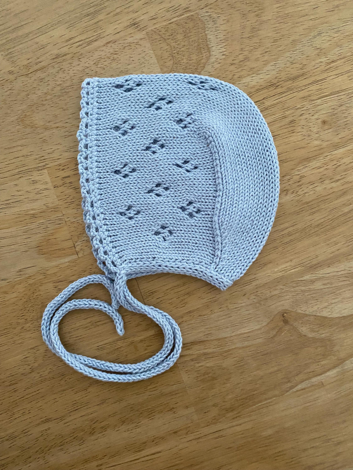 Handmade Cotton Baby Bonnet: Breathable Seam-Free. More colors available.