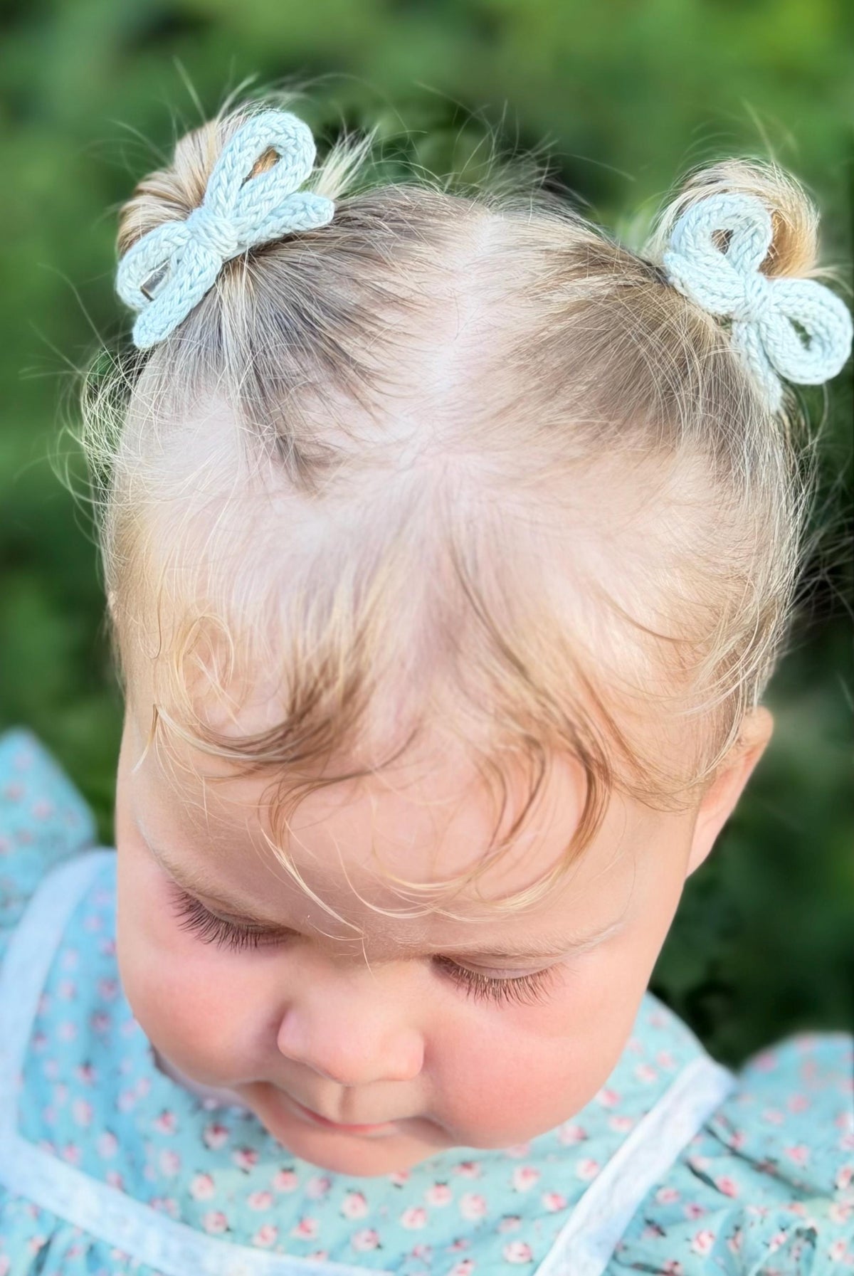 Knit Baby Bow Headband: Soft Cotton Head Accessory